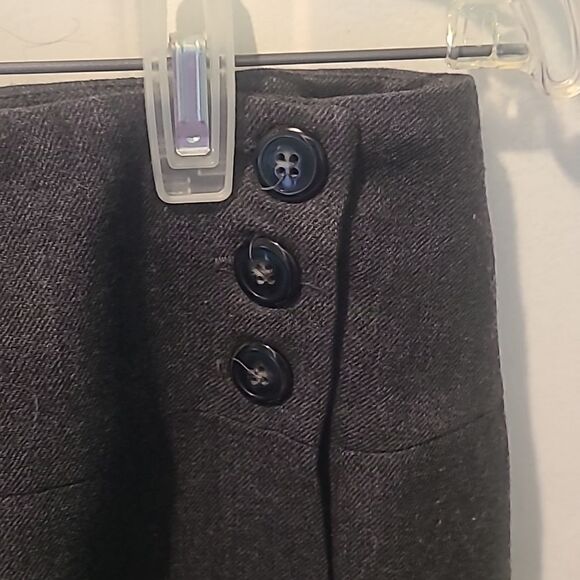 Ladies Size 10 Jones New York Grey Wool Wrap-Around Maxi Skirt - Picture 3 of 5